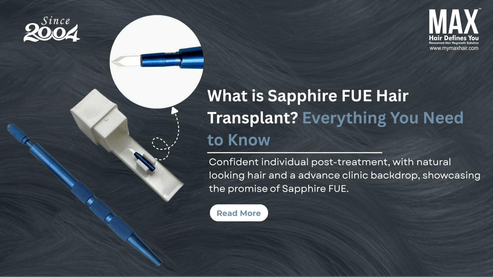 sapphire FUE hair transplant in chennai